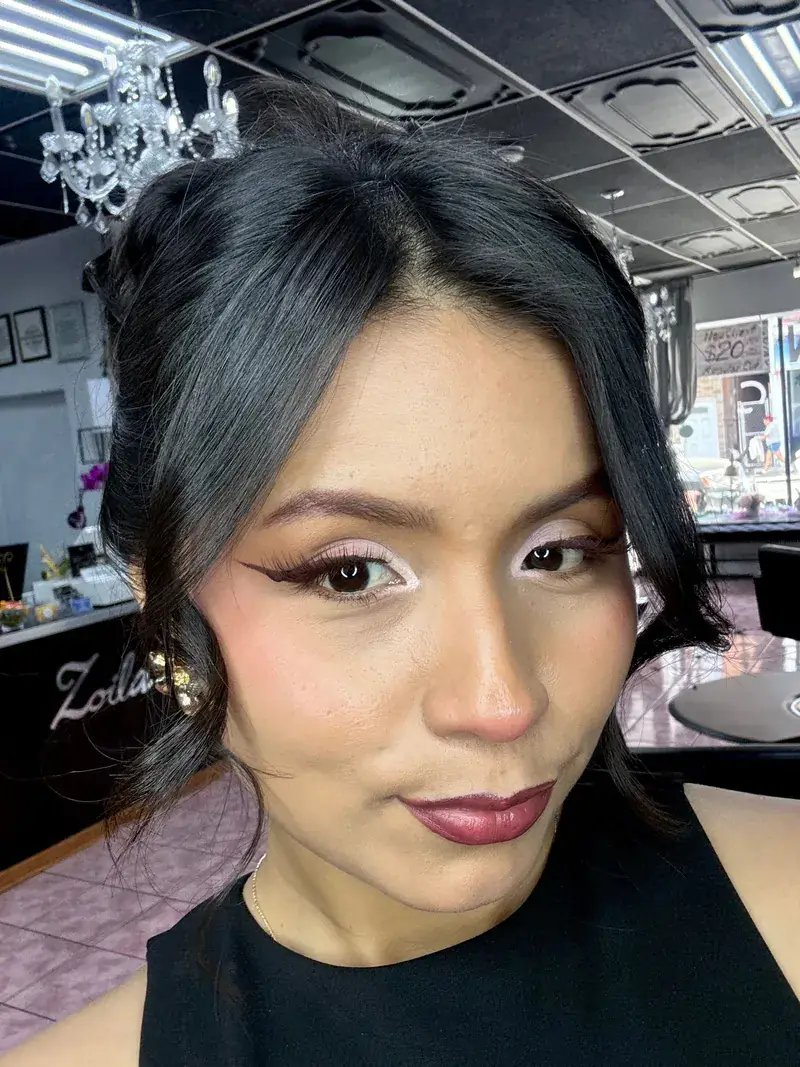 Glam makeup and hair by Wendy Nicole Artistry, New Jersey — look 2