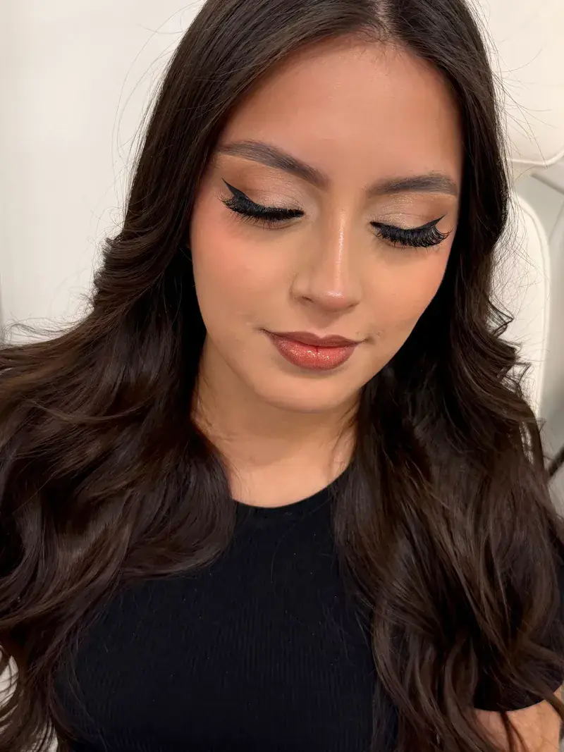 Glam makeup and hair by Wendy Nicole Artistry, New Jersey — look 7