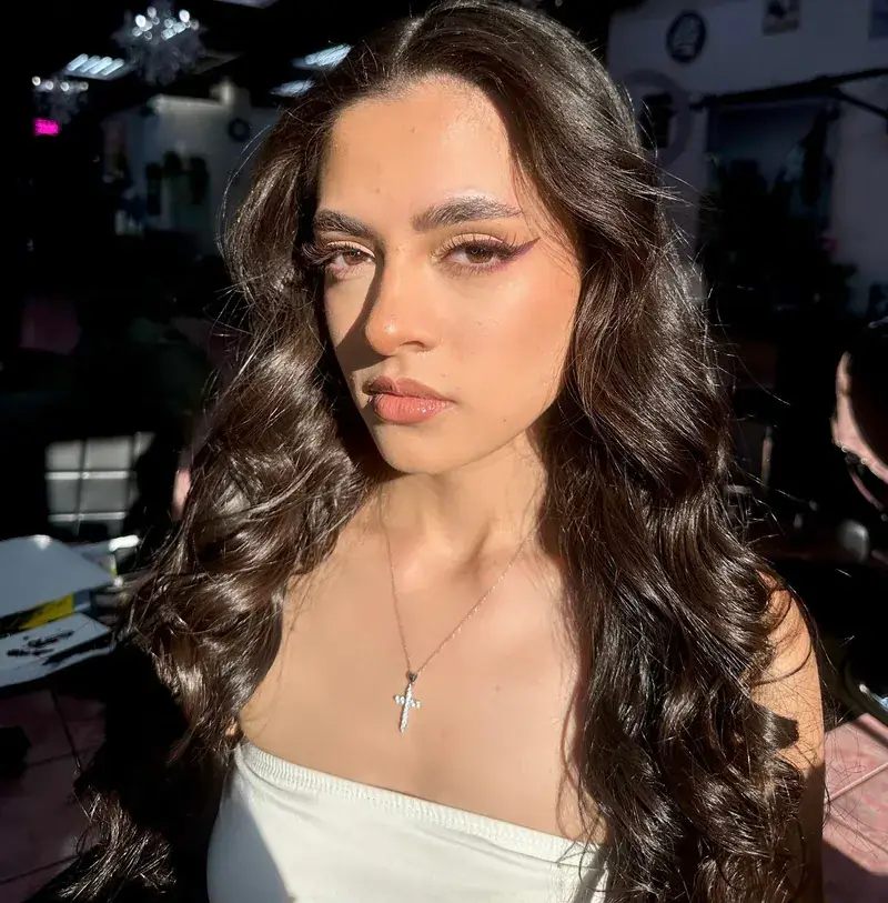 Glam makeup and hair by Wendy Nicole Artistry, New Jersey — look 8