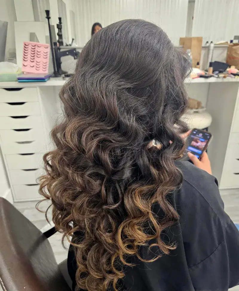 Sweet sixteen and quinceañera hair and makeup by Wendy Nicole Artistry, New Jersey — look 1